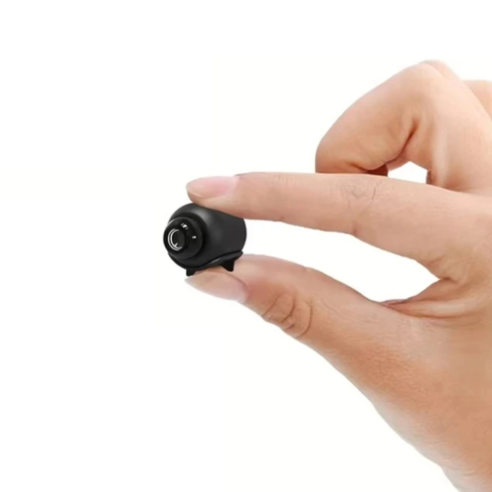 Mini Câmara UltraVision - Vigilância Discreta com Conexão Wi-Fi Full HD