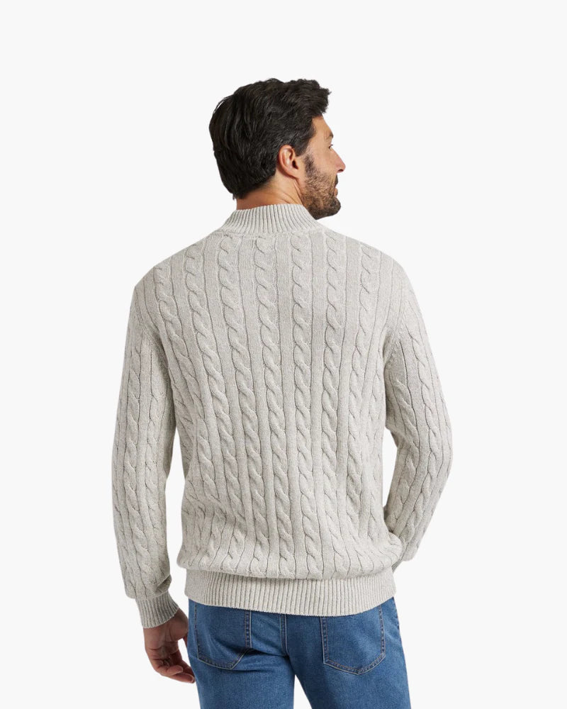 Wexford Cable-Knit Half Zip