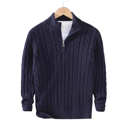 Wexford Cable-Knit Half Zip