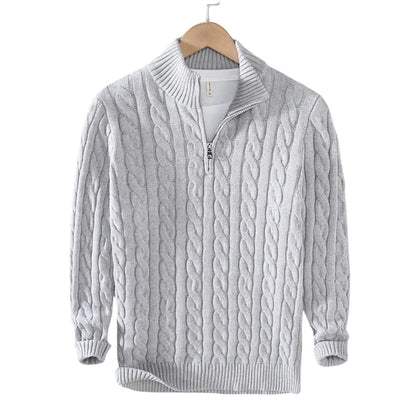 Wexford Cable-Knit Half Zip